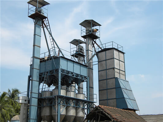 paddy parboiling plant